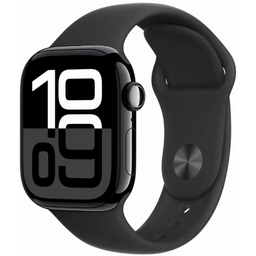 Умные часы Apple Watch Series 10 42 мм, M/L 140-245 мм, Aluminium Case GPS+Cellular, Jet Black