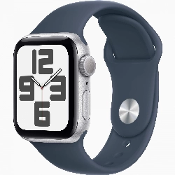 Умные часы Apple Watch Series SE Gen 2 40 мм Aluminium Case, Silver/Blue Sport Band