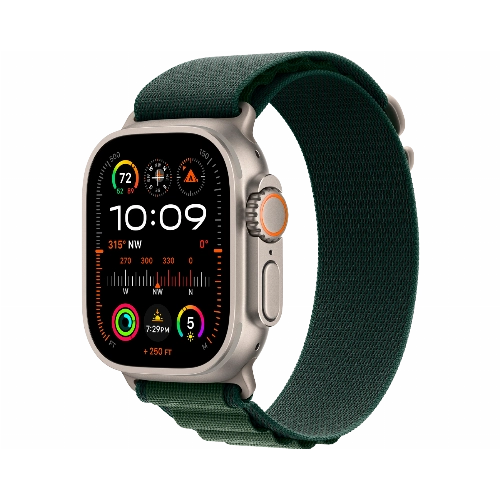 Смарт-часы Apple Watch Ultra 2 49 мм Natural Titanium Case with Dark Green Alpine Loop Large