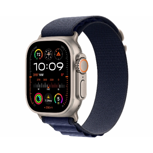 Смарт-часы Apple Watch Ultra 2 49 мм Natural Titanium Case with Navy Alpine Loop Small