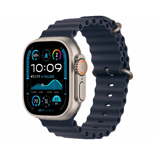 Смарт-часы Apple Watch Ultra 2 49 мм Natural Titanium Case with Navy Ocean-Band Small/Medium/Large