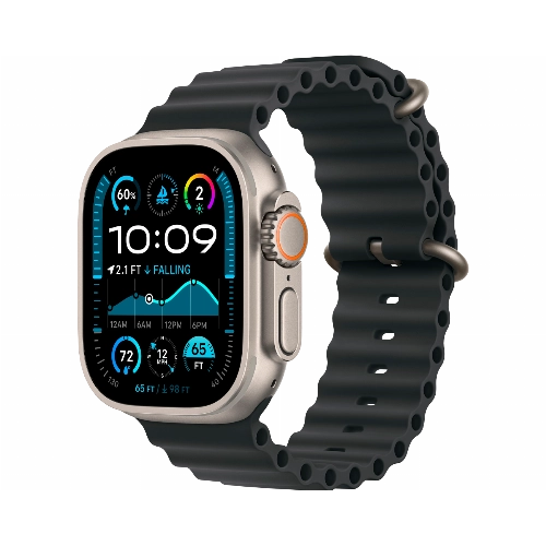 Смарт-часы Apple Watch Ultra 2 49 мм Natural Titanium Case with Black Ocean-Band Small/Medium/Large