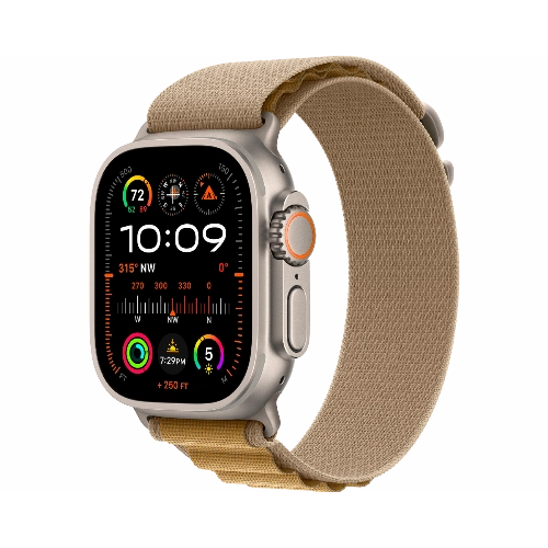 Смарт-часы Apple Watch Ultra 2 49 мм Natural Titanium Case with Tan Alpine Loop Medium