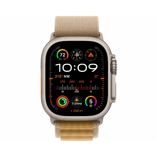 Смарт-часы Apple Watch Ultra 2 49 мм Natural Titanium Case with Tan Alpine Loop Small