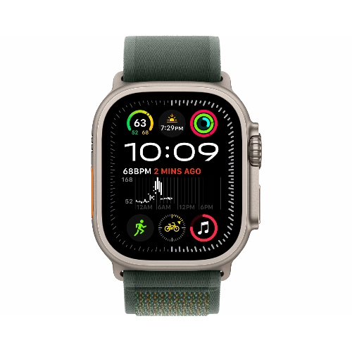 Смарт-часы Apple Watch Ultra 2 49 мм Natural Titanium Case with Green Trail Loop Large