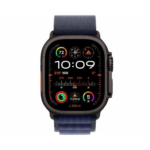 Смарт-часы Apple Watch Ultra 2 49 мм Black Titanium Case with Navy Alpine Loop Large