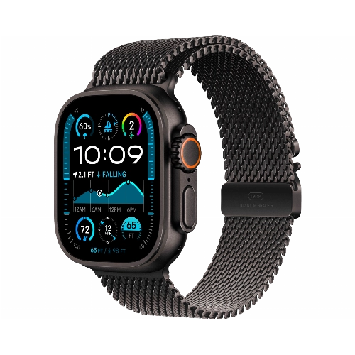 Смарт-часы Apple Watch Ultra 2 49 мм Black Titanium Case with Black Milanese Loop