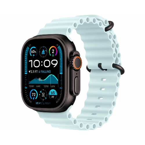 Смарт-часы Apple Watch Ultra 2 49 мм Black Titanium Case with Ice Blue Ocean-Band Small/Medium/Large