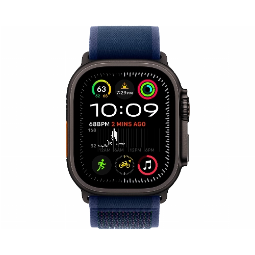 Смарт-часы Apple Watch Ultra 2 49 мм Black Titanium Case with Blue Trail Loop Medium