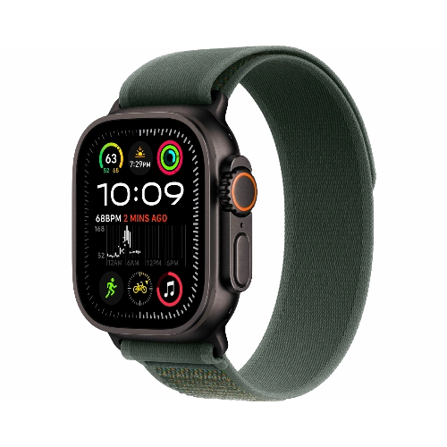 Смарт-часы Apple Watch Ultra 2 49 мм Black Titanium Case with Green Trail Loop Small