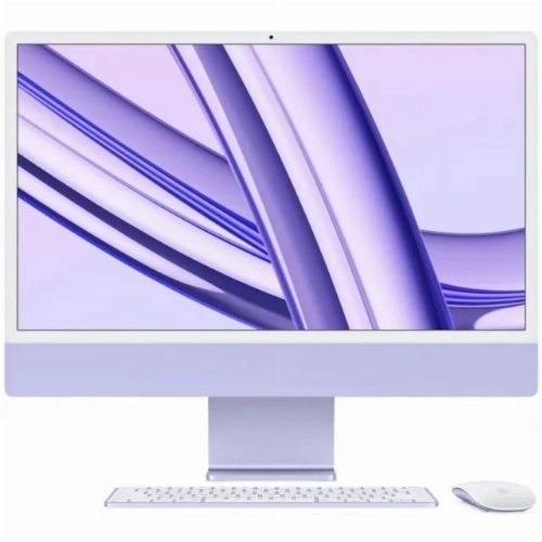 Моноблок Apple iMac 24 4K Apple M3 8/256 ГБ (Z19P000MA), фиолетовый