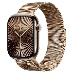 Умные часы Apple Watch Series 10 46 мм, Titanium Case Cellular, Milanese Loop, Gold