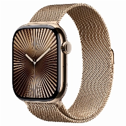 Умные часы Apple Watch Series 10 46 мм, Titanium Case Cellular, Milanese Loop, Gold