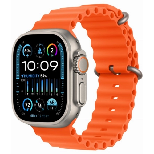 Смарт-часы Apple Watch Ultra 2 49 мм Natural Titanium Case with Orange Ocean Band