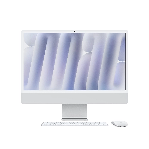 Apple iMac 24" Retina 4,5K 2024 M4 10/10/16/256 Гб (MWUU3) , серебристый