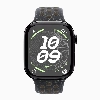 Умные часы Apple Watch Series 10 42 мм, S/M 130-200 мм, Jet Black Aluminium Case GPS, Midnight Sky Nike Sport Band