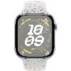 Умные часы Apple Watch Series 10 46 мм, S/M 130-200 мм, Aluminium Case GPS, Pure Platinum Nike Sport Band