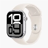 Умные часы Apple Watch Series 10 46 мм, M/L 140-245 мм, Silver  Aluminium Case GPS, Starlight