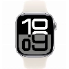 Умные часы Apple Watch Series 10 46 мм, M/L 140-245 мм, Silver  Aluminium Case GPS, Starlight