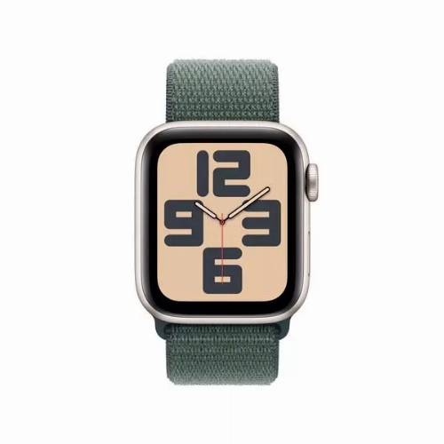 Умные часы Apple Watch Series SE Gen 2 44 мм Starlight Aluminium Case, Green Sport Loop