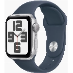 Умные часы Apple Watch SE 40 мм Aluminium Case, серебристый/синий