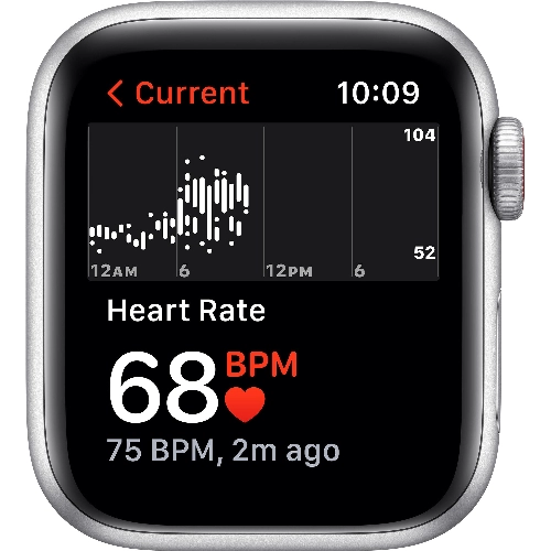 Умные часы Apple Watch Nike SE GPS 40 мм Aluminium Case, Sport Loop, серебристый/зеленый