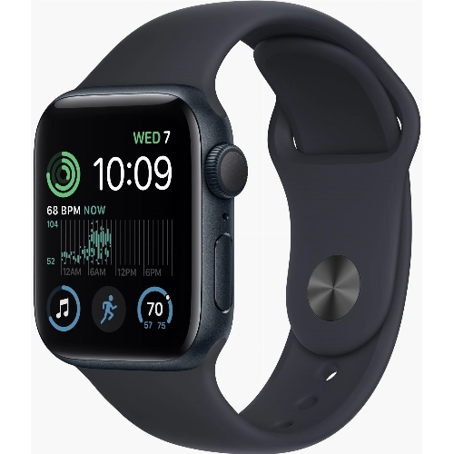 Умные часы Apple Watch SE GPS + Cellular 40 мм Aluminium Case, серый космос/тёмная ночь