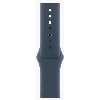 Умные часы Apple Watch SE 44 мм Aluminium Case, серебристый/синий