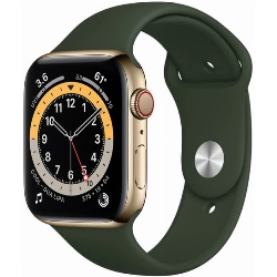 Умные часы Apple Watch Series 6 44 мм GPS + Cellular, золотистый/кипрский зеленый