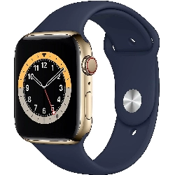 Умные часы Apple Watch Series 6 40 мм GPS, золотистый/тёмно-синий