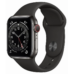 Умные часы Apple Watch Series 6 40 мм GPS + Cellular, графит/черный