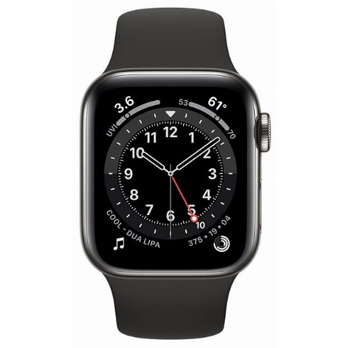 Умные часы Apple Watch Series 6 40 мм GPS, графит/черный