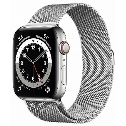 Умные часы Apple Watch Series 6 44 мм GPS, серебристый/серебристый Milanese Loop