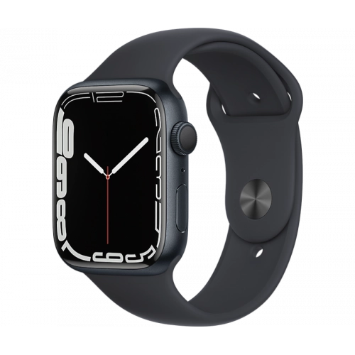 Умные часы Apple Watch Series 7 GPS + Cellular 45 мм Aluminium Case, темная ночь