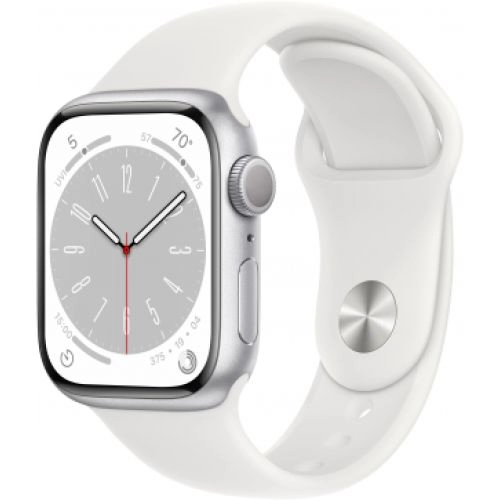 Умные часы Apple Watch Series 8 41 мм Aluminium Case, серебристый