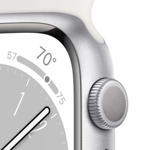Умные часы Apple Watch Series 8 45 мм Aluminium Case, серебристый
