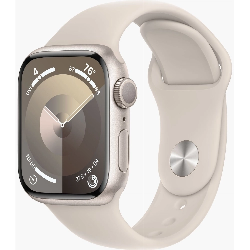 Умные часы Apple Watch Series 9 41 мм Aluminium Case, Starlight Sport Band