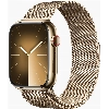 Умные часы Apple Watch Series 9 45 мм Steel Case, Gold Milanese Loop