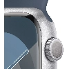 Умные часы Apple Watch Series 9 45 мм Aluminium Case, Silver/Storm Blue Sport Band