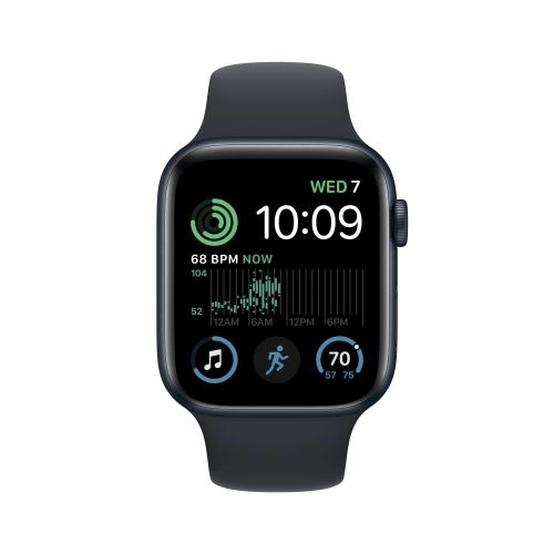 Умные часы Apple Watch Series SE Gen 2 44 мм Aluminium Case, Midnight Sport Band
