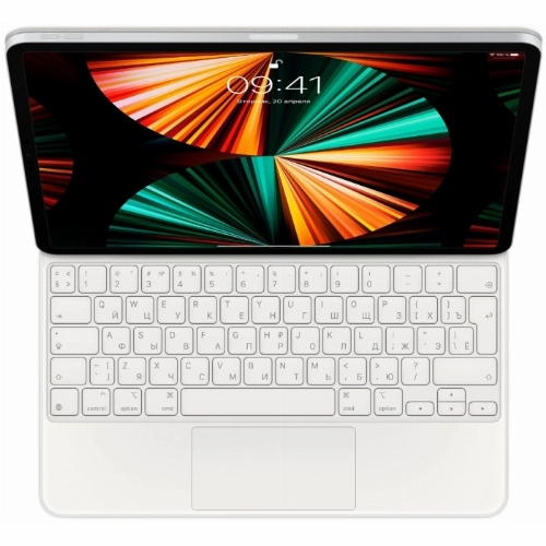 Беспроводная клавиатура Apple Magic Keyboard для iPad Pro 12.9 Gen 3-6 (MJKL3), белый