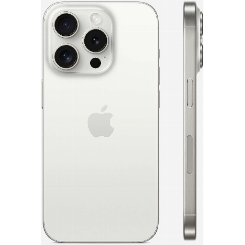 Смартфон Apple iPhone 15 Pro 1 ТБ, Dual: nano SIM + eSIM, белый титан