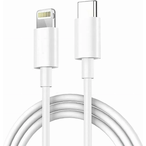 Кабель Apple USB Type-C - Lightning для зарядки, 2 м, белый