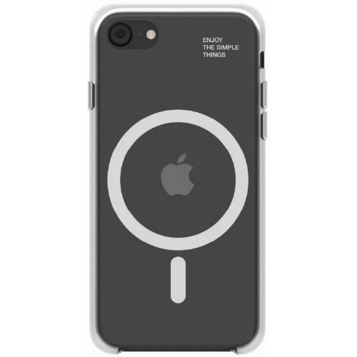 Силиконовый чехол COMMO Shield Case для Apple iPhone SE 2021/22, MagSafe, прозрачный