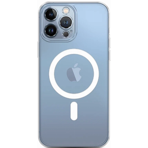 Чехол Apple MagSafe для iPhone 13 Pro Max, силикон, прозрачный