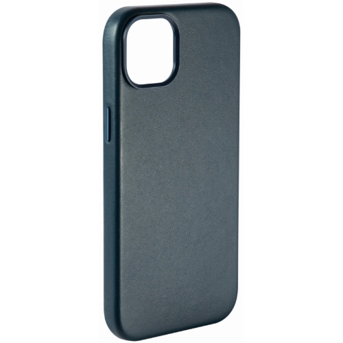 Чехол moonfish MagSafe для iPhone 14 Plus, кожа, темно-синий