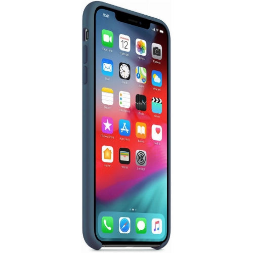 Чехол moonfish для iPhone XR, силикон, тёмно-синий