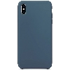 Чехол moonfish для iPhone XS, силикон, тёмно-синий