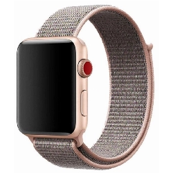 Нейлоновый ремешок для Apple Watch 38, 40, 41 мм, розовое золото