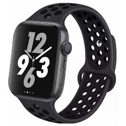 Ремешок силиконовый перфорированный для Apple Watch 38, 40, 41 мм, черный